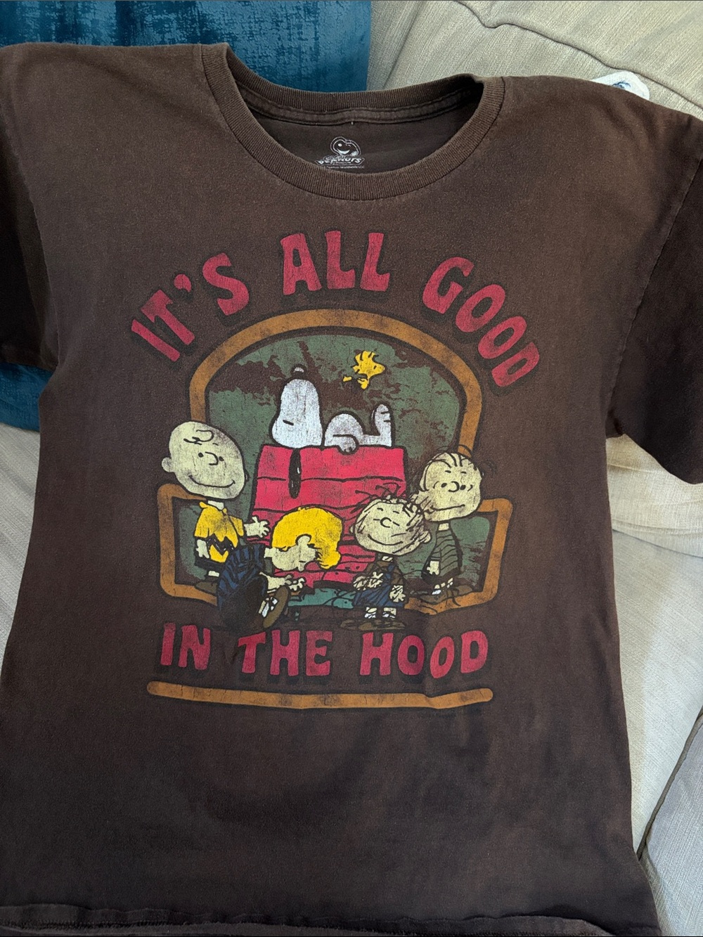 Peanuts vintage Graphic Tee with peanuts gang